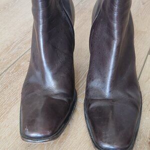 Costume National Brown Ankle Boots - 39 1/2
